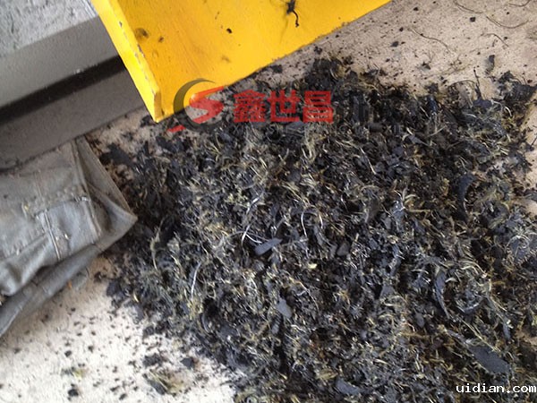 橡胶粉碎机效果