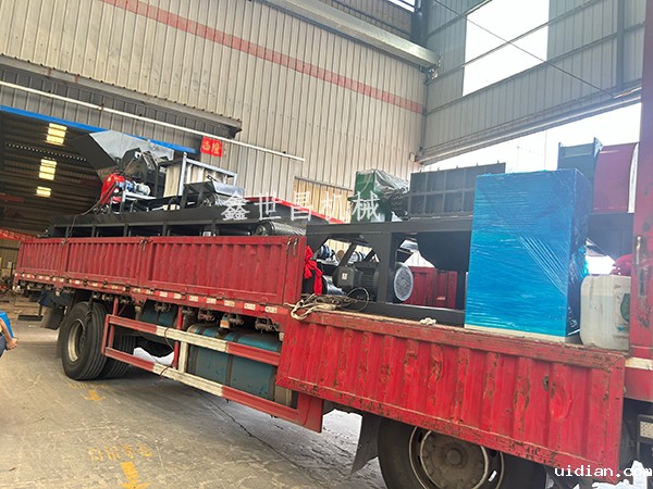 800型撕碎机+1000型破碎机